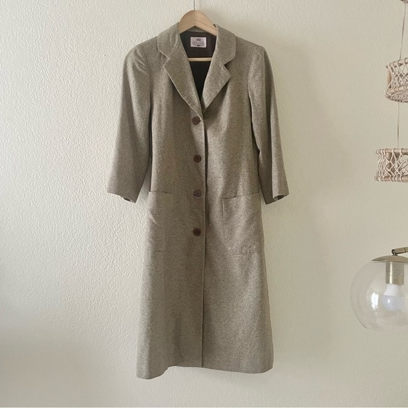Tocca Tweed Long Coat - Picture 1 of 6